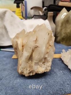 Quartz Crystal Cluster Around 8.5 Lbs Beautiful Piece