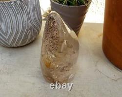 Quartz freeform high quality large quartz home decor piece C