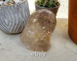 Quartz freeform high quality large quartz home decor piece C