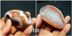 RARE 4 pieces 779g Natural Warring States Red Agate Crystal Healing 3610+