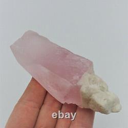 RARE MORGANITE (PINK BERYL), natural crystal collection piece 132g, Afghanistan