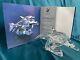 Rare Swarovski 1990 Annual Scs Piece The Dolphins In Box Withcoa Item #153850