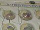 Rare Vintage Iridescent Frosted Crystal Globes Ornaments Set Of 20 Pieces