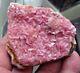 Rhodochrosite Cubic Red Crystals On Matrix From Peru. Outstanding Color Piece