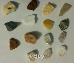 Rare! 15 Piece Set-100% Natural Genuine/authentic Azeztulite Crystal Stone Set