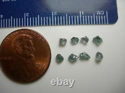 Rare ALEXANDRITE rough 1.00ct 8 piece gemmy Russia gem Color Change Green Purple