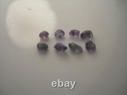 Rare ALEXANDRITE rough 1.00ct 8 piece gemmy Russia gem Color Change Green Purple