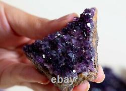 Rare! Amethyst Specimens Lot Of 18 Pieces From Alacam Mine, Turkey