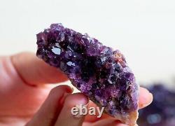 Rare! Amethyst Specimens Lot Of 18 Pieces From Alacam Mine, Turkey