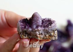 Rare! Amethyst Specimens Lot Of 18 Pieces From Alacam Mine, Turkey