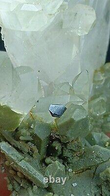 Rare Anatase Crystal On Chlorite Included Quartz cluster# Collection Piece #115g