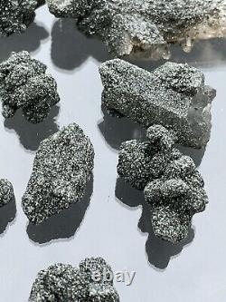 Rare Clinochlore Quartz Lot from Pelingichei Mine, 16 Pieces