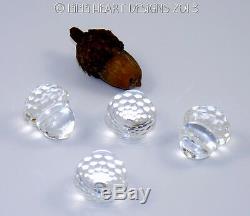 Rare Vintage Swarovski Crystal Acorns Lot Of 10 Pieces