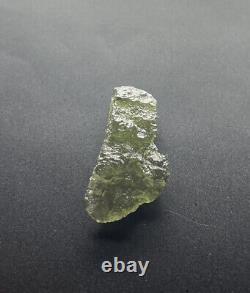 Raw Moldavite 3.59gr/17.95ct Grade A Crystal Thin Piece Unique