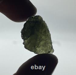 Raw Moldavite 5.20 grams 26 ct Grade A Crystal Medium Size Piece