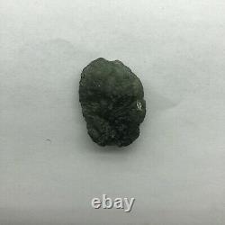 Raw Moldavite Crystal Regular Grade 5.57gr/27.85ct Nice Textured Piece