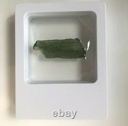 Raw Moldavite Crystal Regular Grade 5.66gr/28.30ct Nice Texture Piece