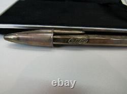 Real Silver Bic Argento 925% Crystal Bic Pen Collectors Piece Bruno Bich Rare