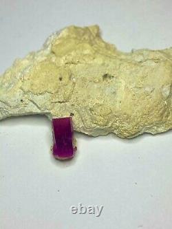 Red Beryl Crystal 10 MM, Beautiful Piece! Wah Wah Mountains Utah