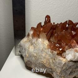 Red Hematite Quartz Statement Piece 9.5 Lbs Moroccan Mineral