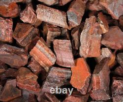Red Tiger's Eye Rough Rocks for Tumbling Bulk Wholesale options