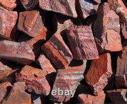 Red Tiger's Eye Rough Rocks for Tumbling Bulk Wholesale options