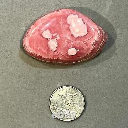 Rhodochrosite gemmy flat palm piece (73.2gr) healing crystal