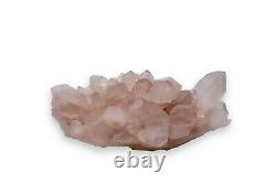 Rose Quartz Crystal Stone Druze 286gm Healing Mineral Specimen Home Decoration