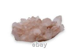 Rose Quartz Crystal Stone Druze 286gm Healing Mineral Specimen Home Decoration