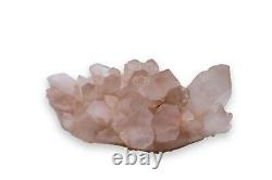 Rose Quartz Crystal Stone Druze 286gm Healing Mineral Specimen Home Decoration