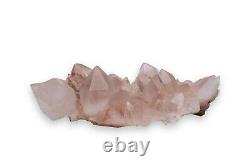 Rose Quartz Crystal Stone Druze 286gm Healing Mineral Specimen Home Decoration
