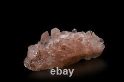 Rose Quartz Pink Samadhi Quartz Crystal Stone 258gm Rocks Fossils Specimen