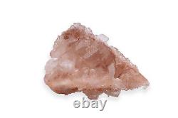 Rose Quartz Pink Samadhi Quartz Crystal Stone 258gm Rocks Fossils Specimen