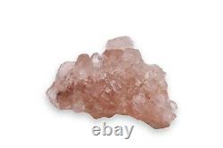 Rose Quartz Pink Samadhi Quartz Crystal Stone 258gm Rocks Fossils Specimen