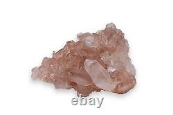 Rose Quartz Pink Samadhi Quartz Crystal Stone 258gm Rocks Fossils Specimen