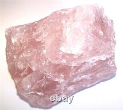 Rose Quartz Raw Natural Huge Crystal Boulder Display Piece 8.7 Kilo 195mm