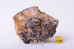 Rough BLUE JOHN FLUORITE Piece Natural Crystal Mineral Rock ENGLAND ADL724