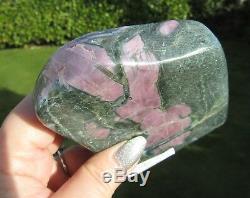 Ruby In Zoisite Polished Standing Piece Stunning AAA+ Quality 607g 10.5 x 8.5cms