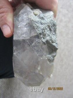 Rutilated Alaskan Quartz Crystal Large Untouched Raw Piece