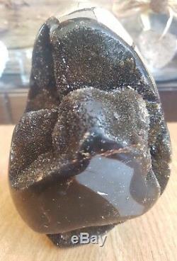 SEPTARIAN GEODE EGG. HEAVY. STUNNING PIECE 1.2kg