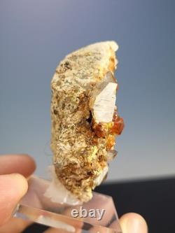 STATUESQUE Quartz W Spessartine (Small Cabinet) Tongbei, China