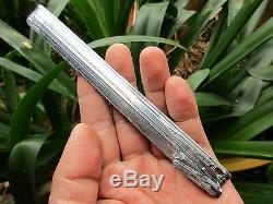 STIBNITE CRYSTAL, Jiangxi China, 17x2.2cms. Knarly Piece