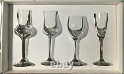STO Stoelzle-Oberglas 4-Piece Sommelier Crystal Wine Glass Tasting Set (NEW+BOX)