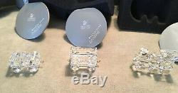 SWAROVSKI CRYSTAL Lot Of 3 TRAIN PIECES #7471 1 Engine Petrol Wagon Car COA