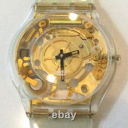 SWATCH Watch Golden Jelly SKIN 1998 SFK101 Collector Piece