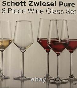 Schott Zwiesel Pure Collection Tritan Crystal 8 Piece Wine Glass Set