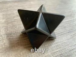 Shungite Merkaba, 2.5 Diagonal Polished Shungite Star / Stones, EMF Protection