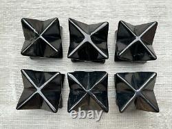 Shungite Merkaba, 2.5 Diagonal Polished Shungite Star / Stones, EMF Protection