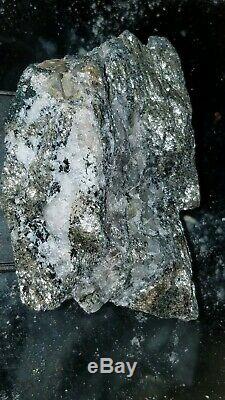 Silver/Platinum Ore Quartz Beautiful Display Piece Brilliant Shine Rare 139 Gram