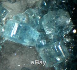 Sparkling apatite on quartz museum piece